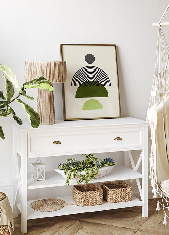 Lines and circles 4 Plakat - Posterbox