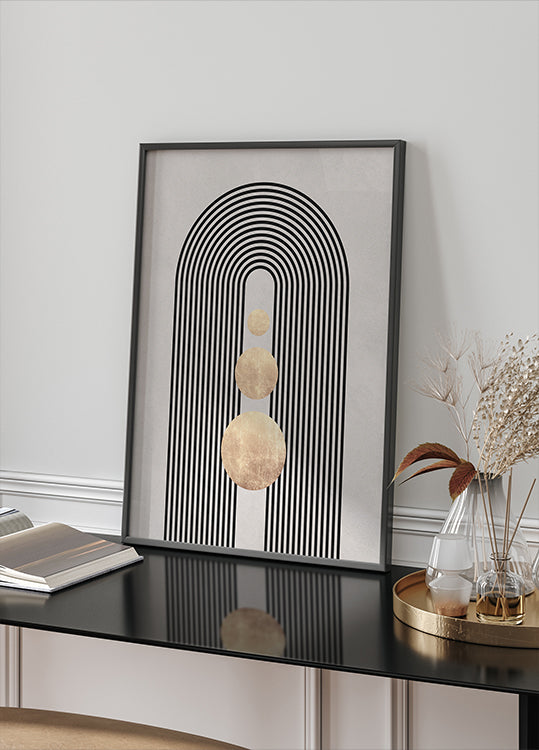 Lines and circles 19 Plakat