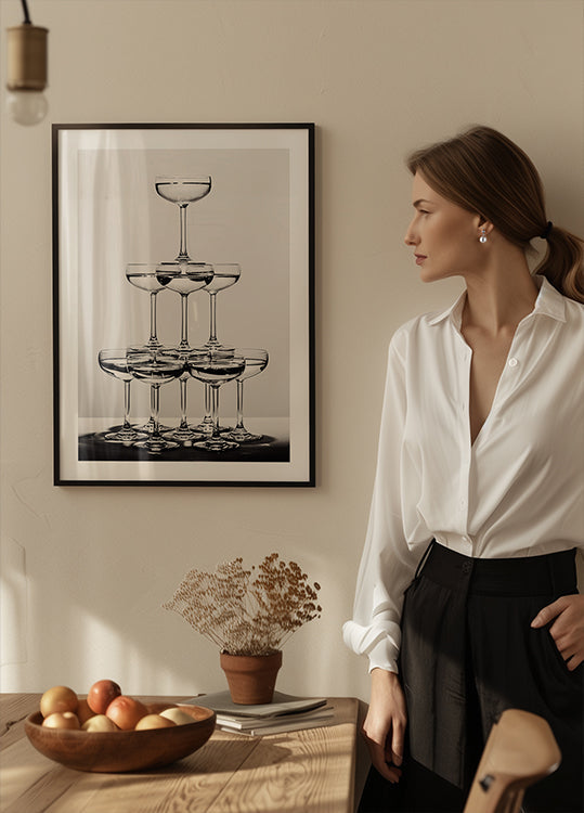 Champagne tower_6 Plakat