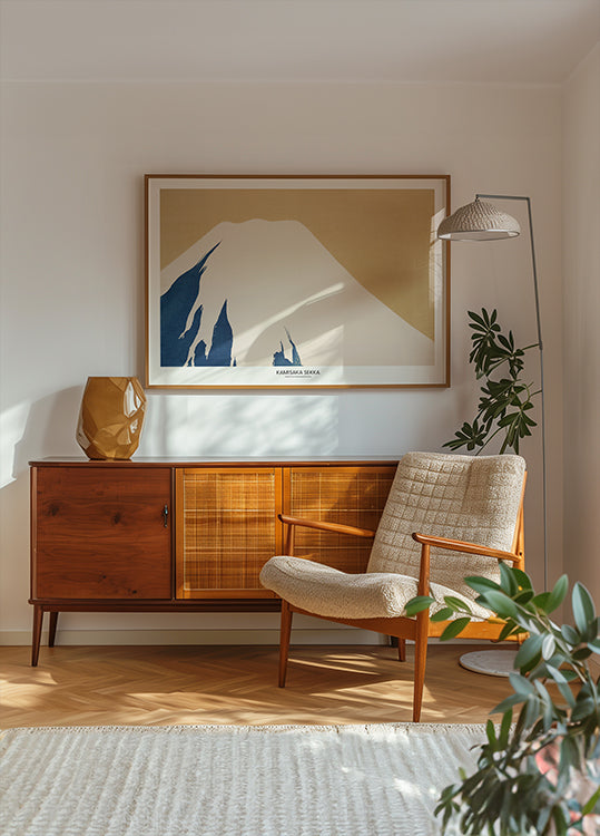 Mount Fuji From Momoyogusa Plakat