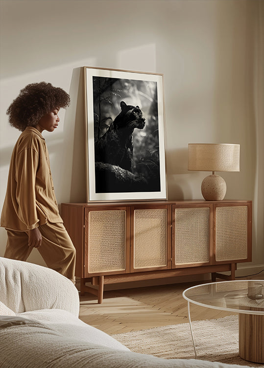 Majestic Black Panther Plakat