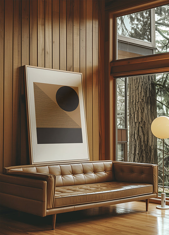 Geometric Eclipse Plakat