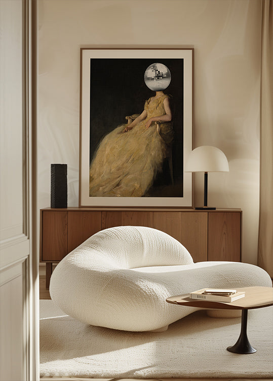 Disco Head Vintage Collage