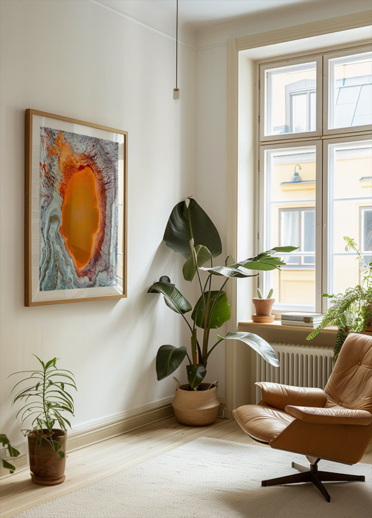 The golden lake Plakat