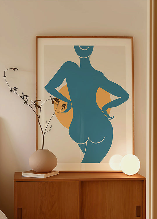 Blue Woman Plakat