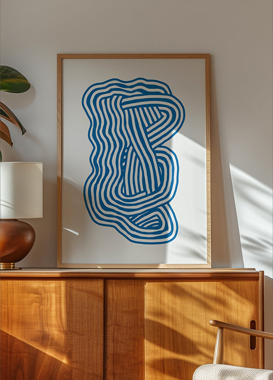 Line art Sculpt Plakat