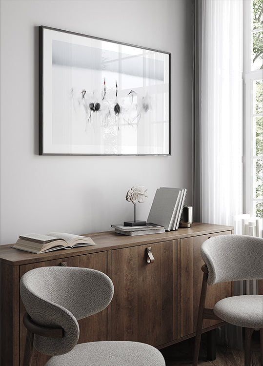 Calligraphic ballet Plakat