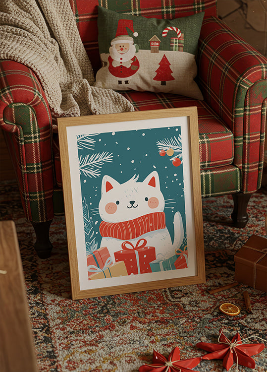 Christmas Cat Plakat
