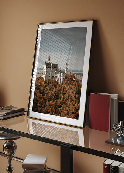 Neuschwanstein Castle in the Fall Plakat