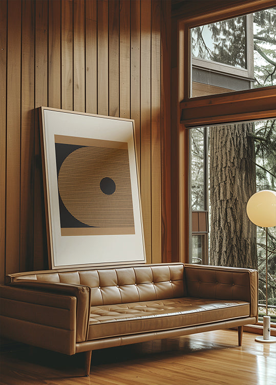 Geometric Eclipse Plakat