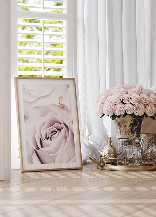 Pink Rose No 05 Plakat