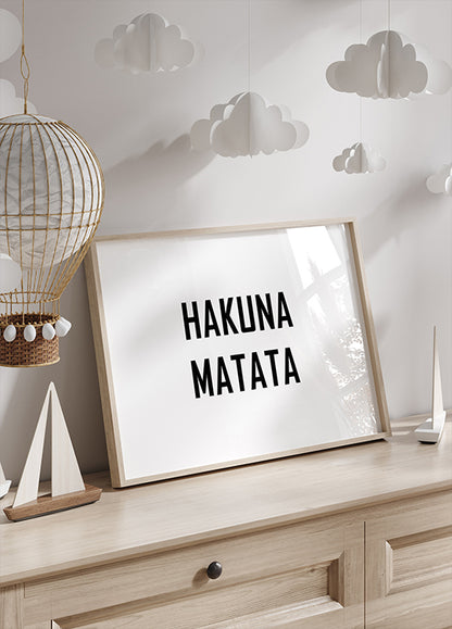 Hakuna Matata Plakat