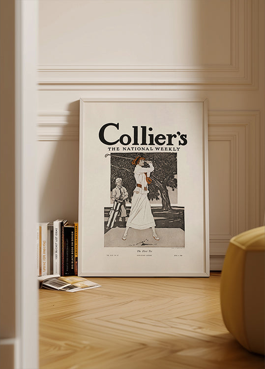 Collier&#039;s, the National Weekly, the First Tee (1912) Plakat