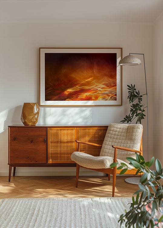 Burning water Plakat