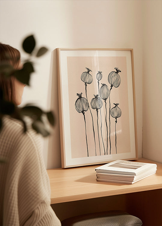 Poppy Pods Plakat