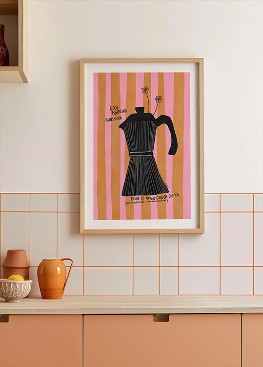 Mocca Coffee Sunshine Plakat