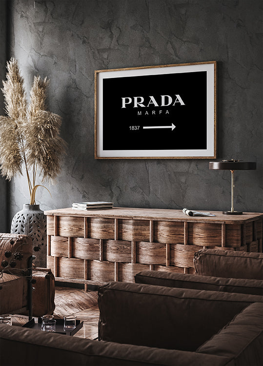 Prada Marfa Directional Plakat