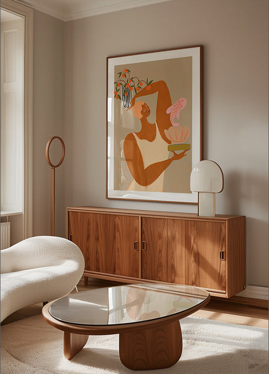 Fish And Oranges Poster