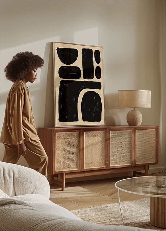 Bold Abstract Shapes Plakat