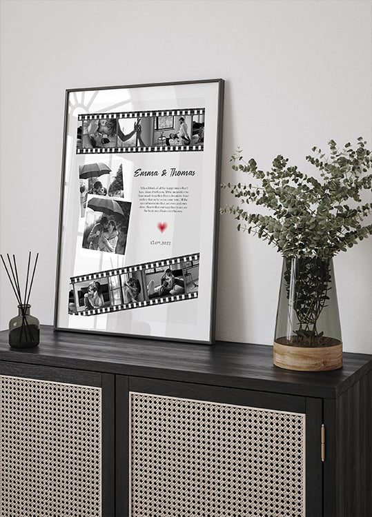 Anniversary Film Photo Collage Plakat
