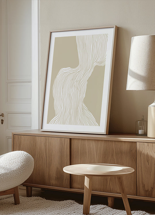 Flowing Linescape Plakat