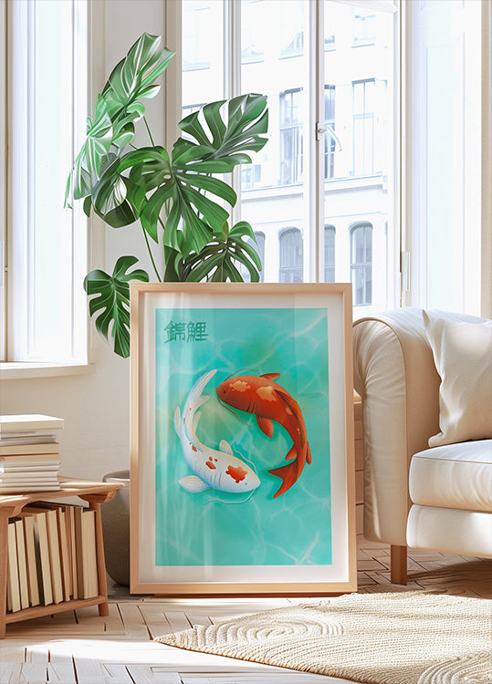 Koi Love Plakat