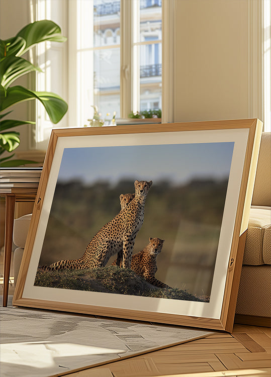 Cheetahs Family Plakat