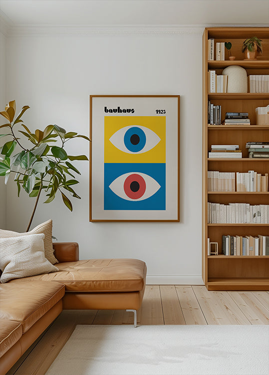 Bauhaus Eyes Abstract Plakat