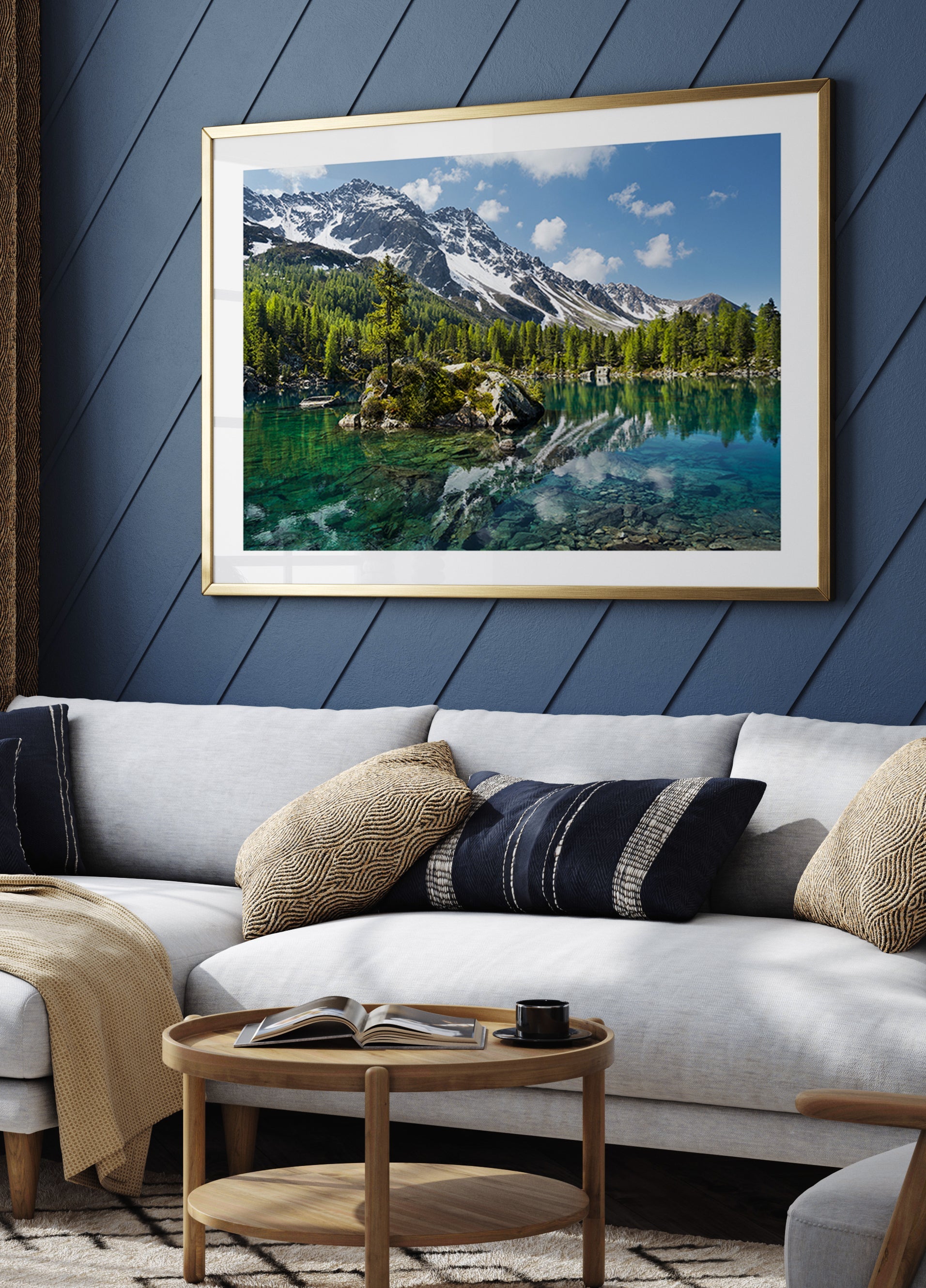 Green Mountain Lake Plakat