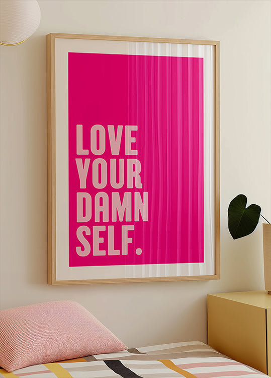 Self-Love Boldly Plakat