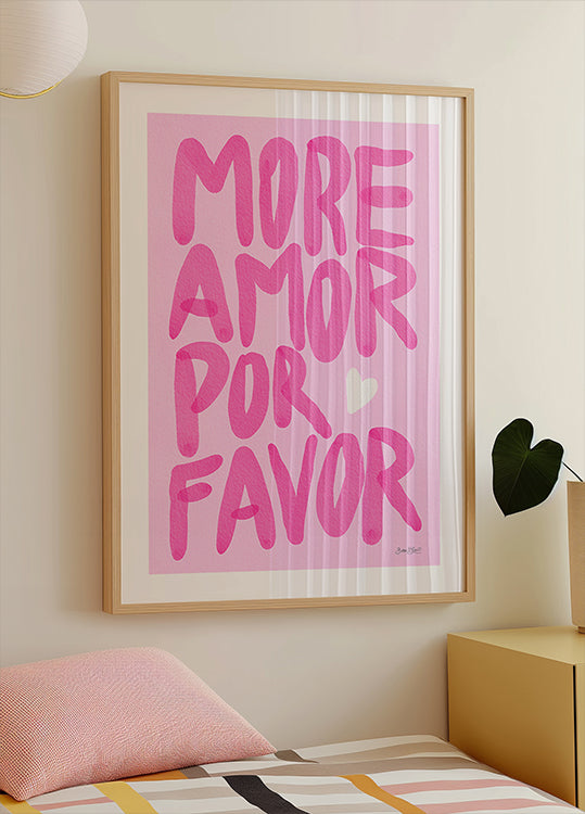 More Amor Por Favor Plakat