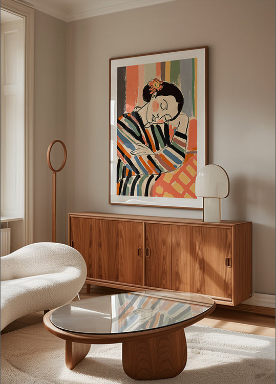 Striped Serenity Plakat