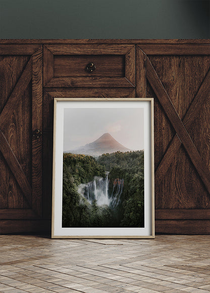 Tumpak Sewu Waterfalls Plakat