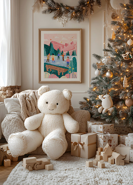 People Ice Skating Plakat