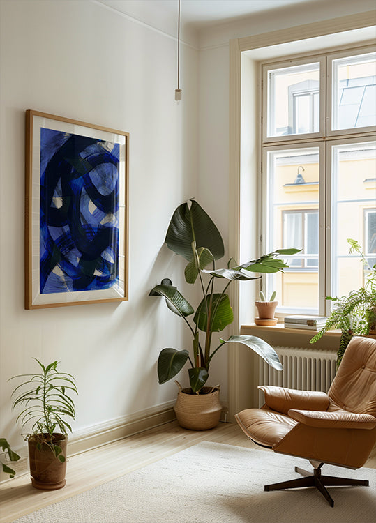 Abstract Brush Strokes 147 Plakat