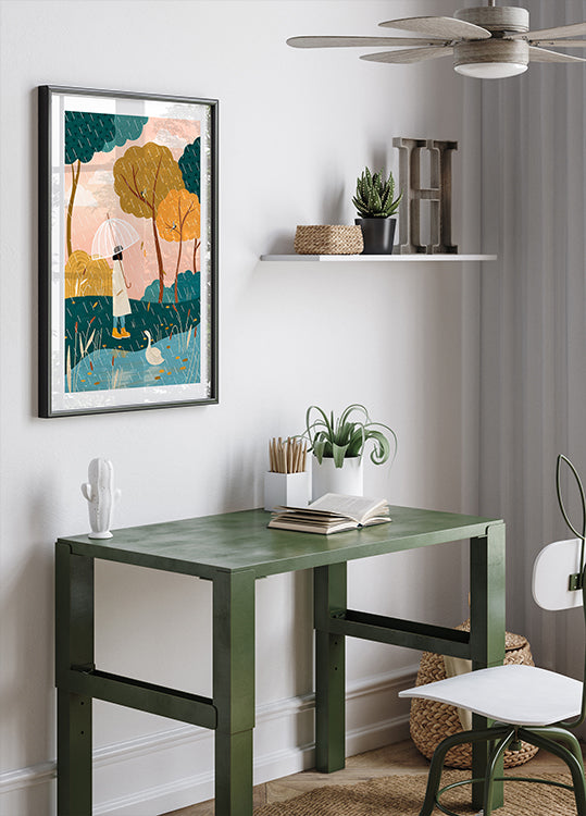 Rainy Day Stroll Plakat