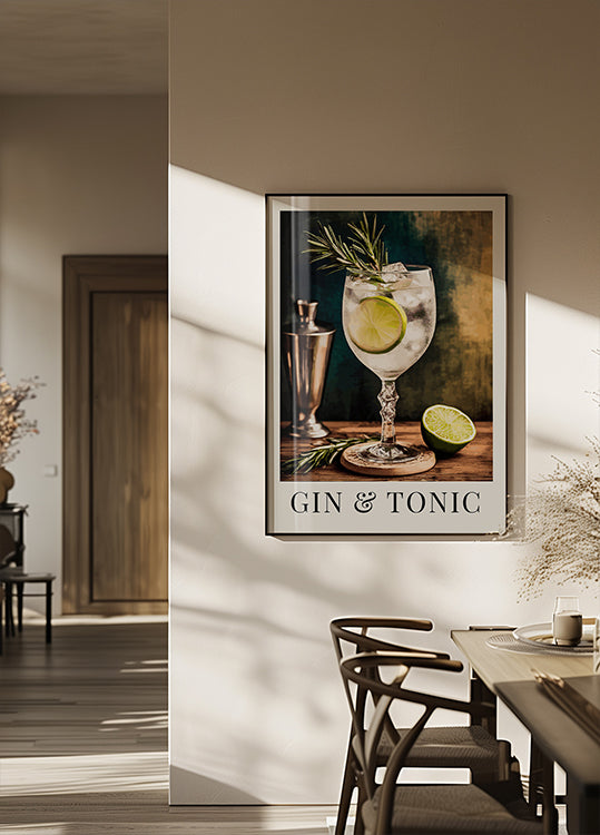 Gin & Tonic Plakat