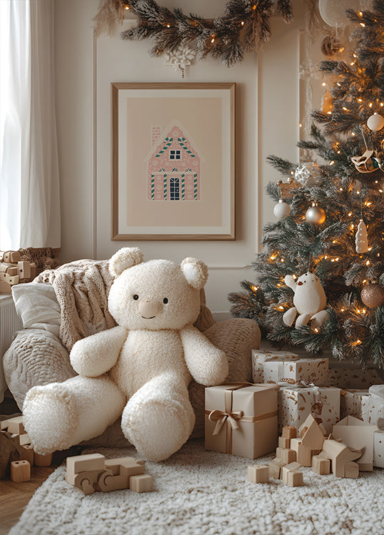 Christmas Gingerbread House Plakat