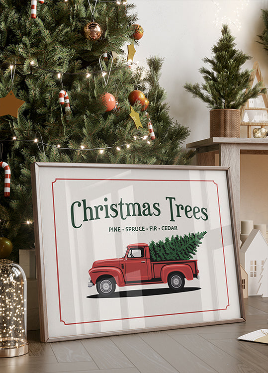 Christmas Trees Plakat