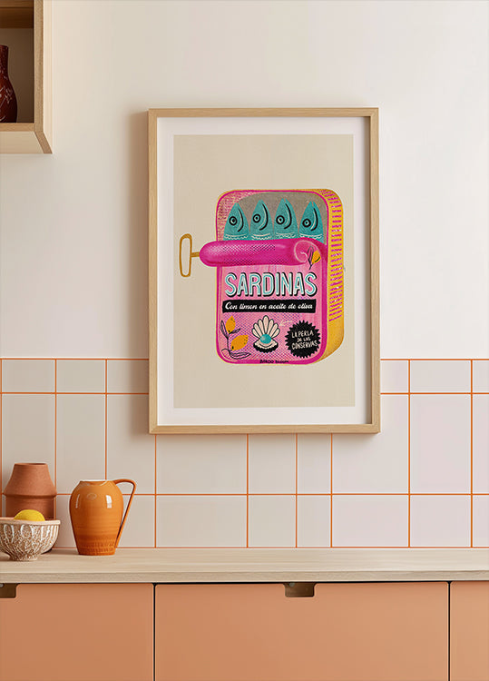 Sardines Tin Can Plakat
