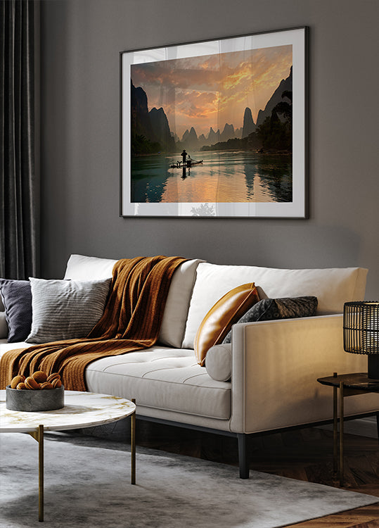 Golden Li River Plakat