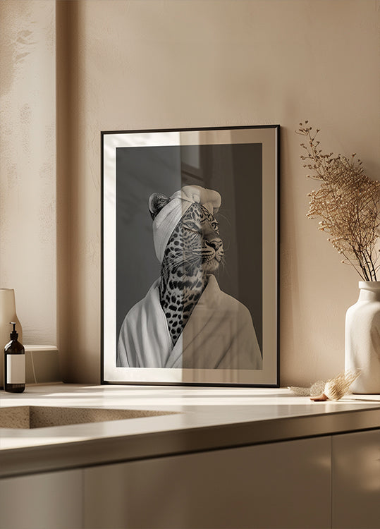 Lady Leopard Spa Day Plakat