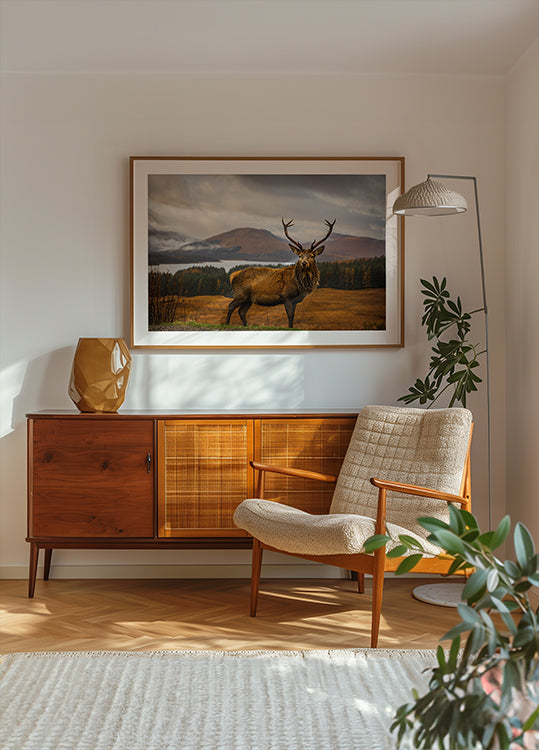 Scottish Stag Plakat