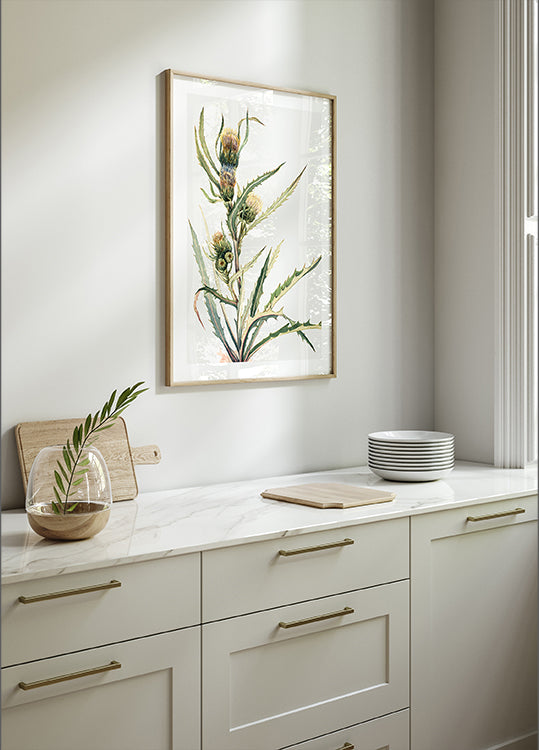 White Thistle Plakat