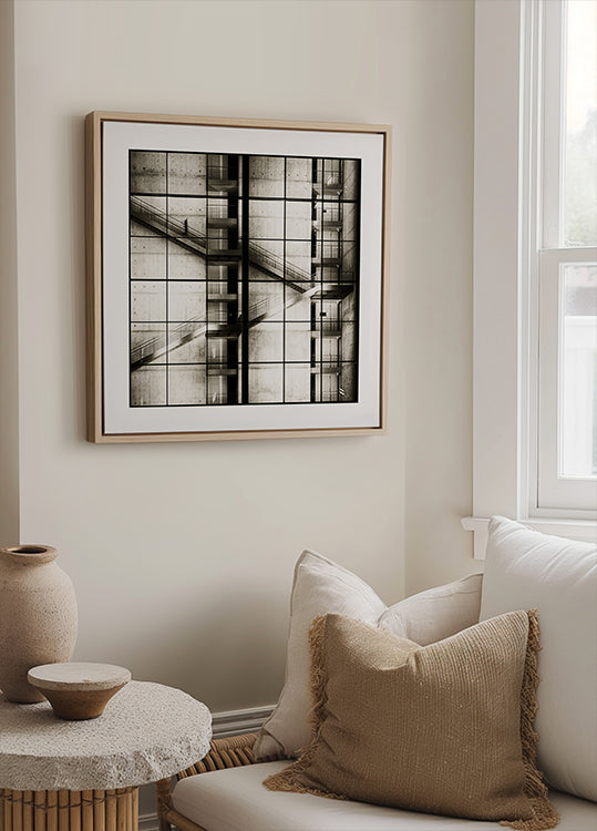 Abstrakt Stairs Plakat