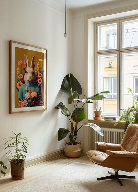 Bunny in Bloom Plakat
