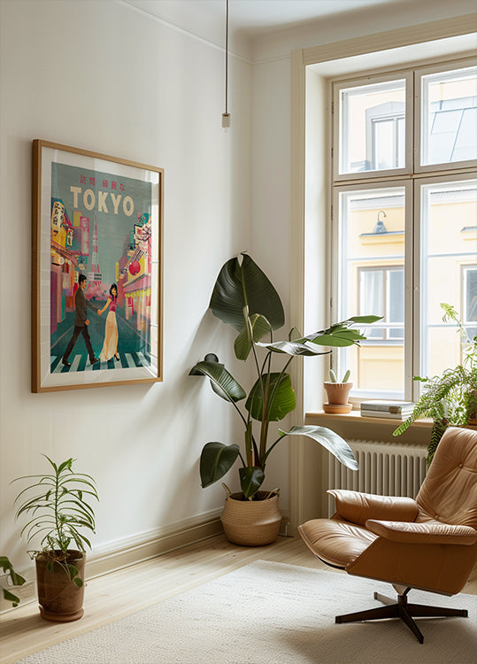 Tokyo Japan Travel Art Plakat