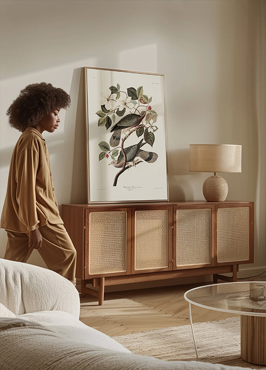 Brand Tailed Pigeon From Birds Of America (1827) Plakat