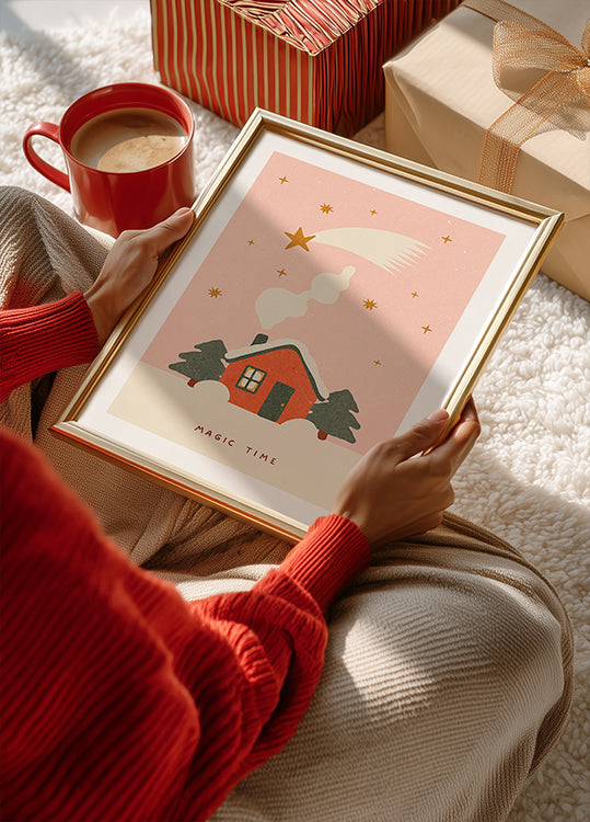 A magical time at Christmas Plakat