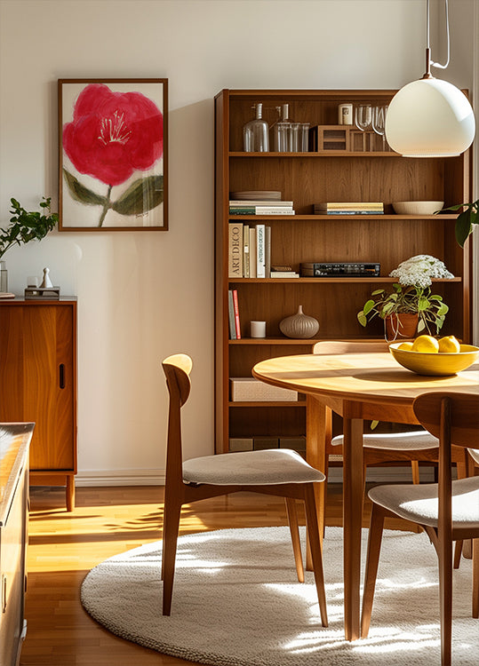 Floral In Red for Cierra Plakat